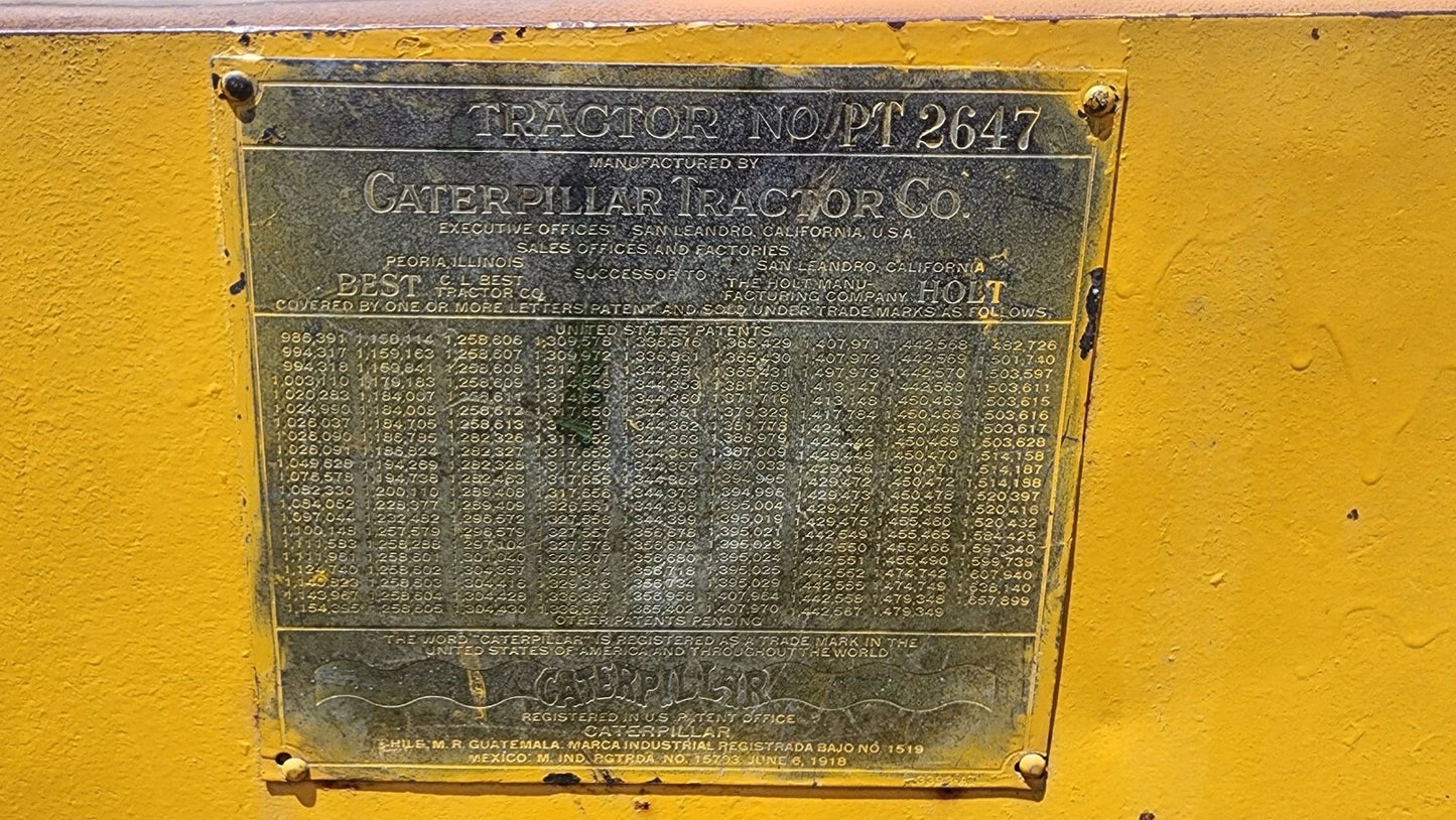 Caterpillar TEN Tractor